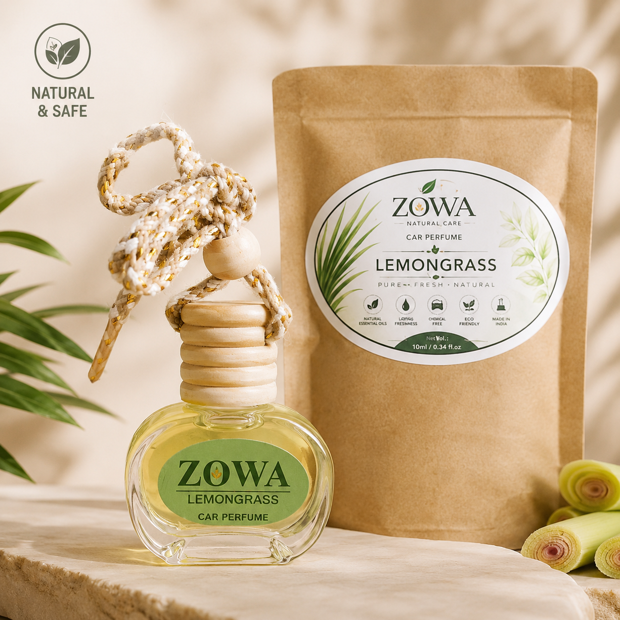 Lemongrass car perfume