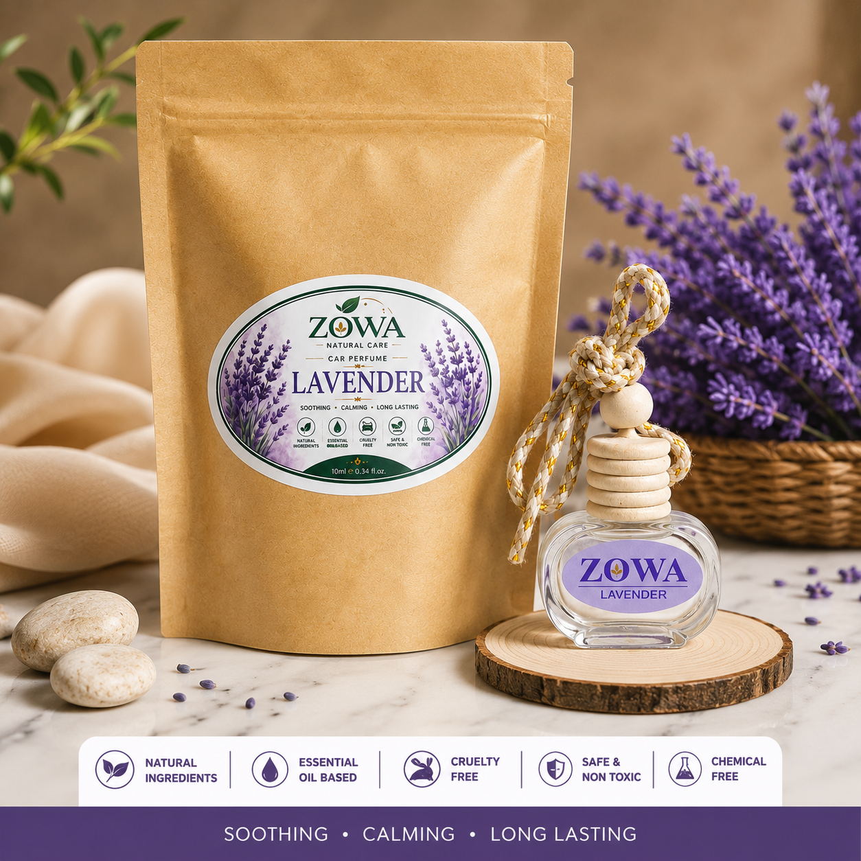 Lavender car perfume 